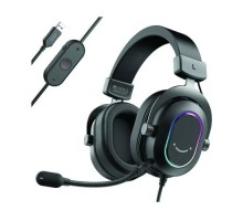 FIFINE Ampligame H6 USB RGB Headset for PC Gaming with In-line Controls of 7.1, EQ Modes Volume & Mute