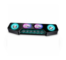 Fifine Ampligame A16 Bluetooth speaker with built-in battery, volume/music/RGB controls, EQ switch for gaming, music, videos