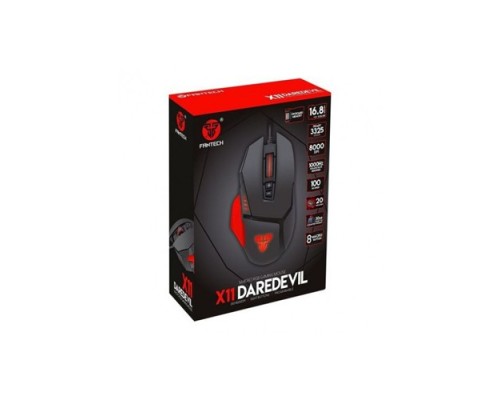 Fantech X11 Daredevil Macro RGB Wired Gaming Mouse