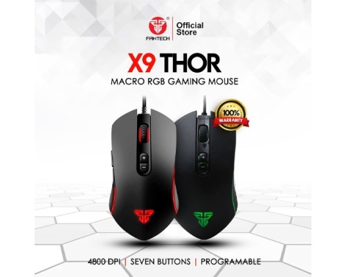 Fantech X9 THOR Macro RGB Optical Gaming Mouse