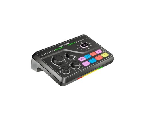 Fifine AmpliGame SC8 Audio Mixer Black & White