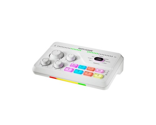 Fifine AmpliGame SC8 Audio Mixer Black & White