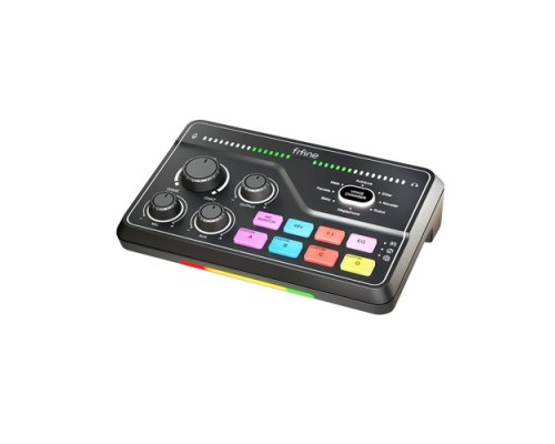 Fifine AmpliGame SC8 Audio Mixer Black & White