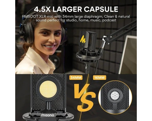 MAONO PM500 Studio-Quality XLR Microphone