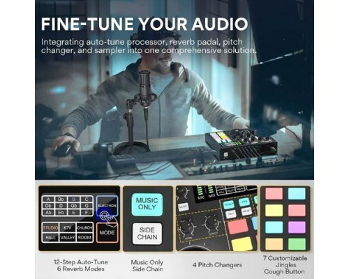 Maonocaster AM100 Audio Interface & Podcast Equipment