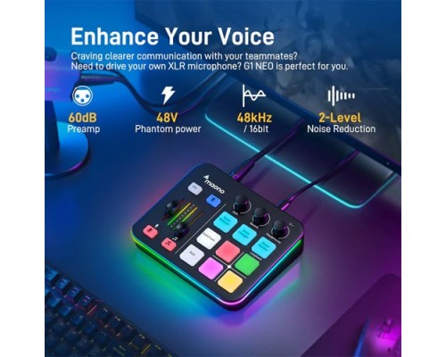 Maonocaster G1 NEO Audio Mixer For Game Streamer