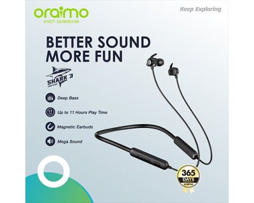 Oraimo Shark 3 OEB-E49D Neckband Wireless Earphone