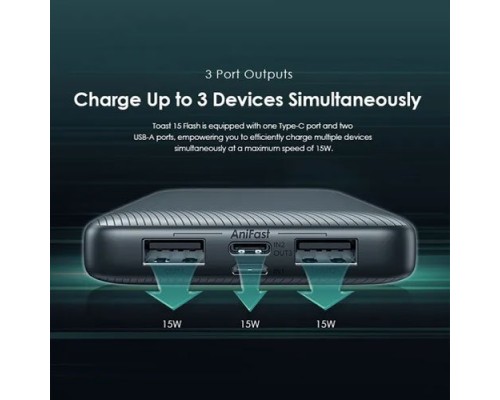 Oraimo Toast 15 Flash 10000mAh Fast Charging Power Bank (OPB-1100)