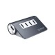 ORICO 4 Port USB 3.0 Aluminum Portable Data Hub with 3.3ft Extension Cable