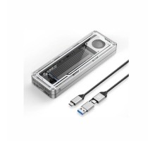 ORICO AAGM2 TRANSPARENT USB 4 40GBPS NVME SSD ENCLOSURE