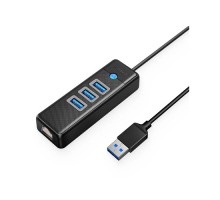 ORICO PW3UR-U3 USB TO 3 PORT USB HUB+LAN