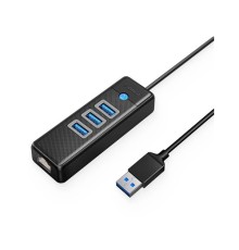 ORICO PW3UR-U3 USB TO 3 PORT USB HUB+LAN