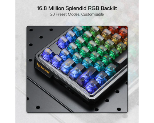 Redragon ELF PRO K649 Transparent Mechanical Keyboard