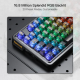 Redragon ELF PRO K649 Transparent Mechanical Keyboard