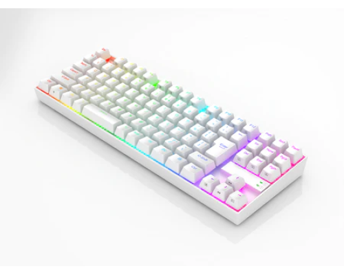 Redragon K552 Kumara RGB White Mechanical Gaming Keyboard