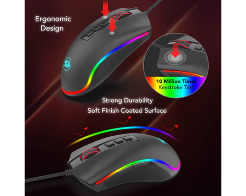Redragon M711 COBRA 7 Programmable Buttons RGB Backlit Gaming Mouse