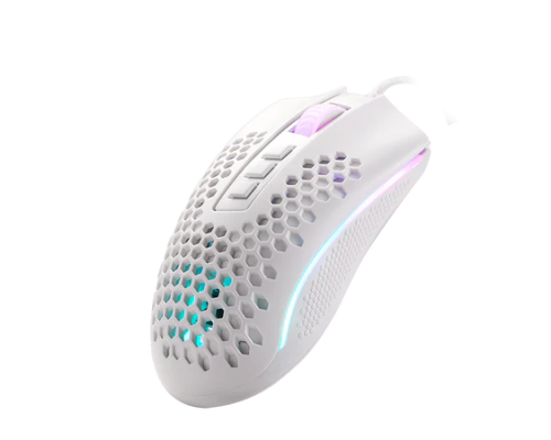 Redragon M808 Storm White Lightweight RGB Gaming Mouse