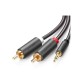 UGREEN 10513 3.5MM TO 2RCA M/M AUDIO CABLE 5M