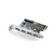 UGREEN 30716 PCI E TO 4 PORT USB 3.0 EXPANSION CARD