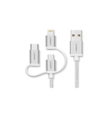 UGREEN 50203 3-IN-1 CHARGING DATA CABLE 1.5M