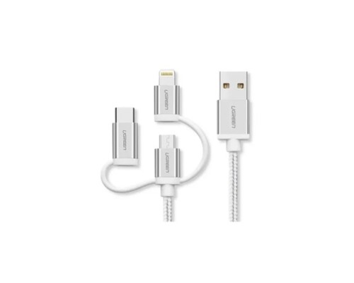 UGREEN 50203 3-IN-1 CHARGING DATA CABLE 1.5M