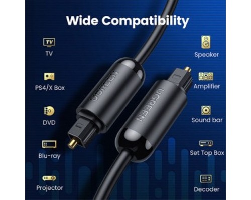UGREEN 70893 TOSLINK OPTICAL CABLE 3M