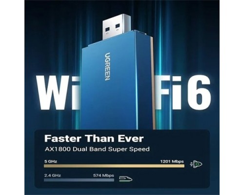 UGREEN AX1800 DUAL BAND WIRELESS WI-FI ADAPTER CM499(90340)