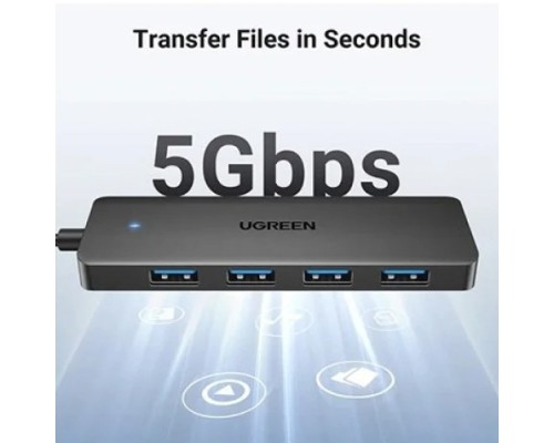 UGREEN CM219/25851 USB3.0 4 PORT HUB 0.15M