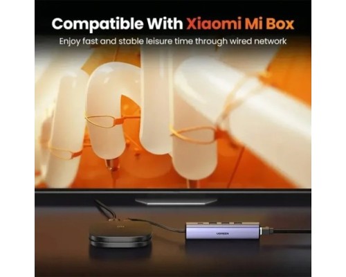 UGREEN CM475 (15623) USB C / USB A HUB + LAN CARD