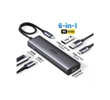 UGREEN CM512 (45000) 6-IN-1 USB C DOCKING STATION