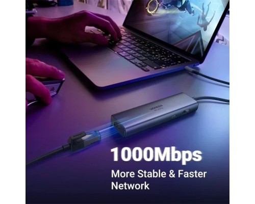 UGREEN CM512 USB C 7 IN 1 HUB WITH 4K 60HZ HDMI (60515)