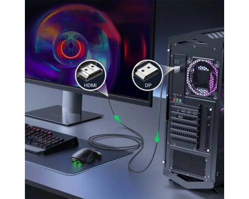 UGREEN DP119 (15574) DP TO HDMI 4K CABLE 2M