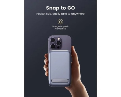 UGREEN PB206(15086) FOLDABLE KICKSTAND MAGNETIC WIRELESS POWER BANK