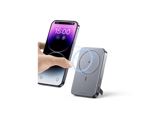 UGREEN PB206(15086) FOLDABLE KICKSTAND MAGNETIC WIRELESS POWER BANK