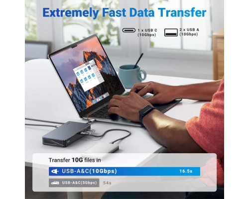 UGREEN REVODOK PRO 90912 9-IN-1 4K HDMI UNIVERSAL DISPLAYLINK DOCKING STATION