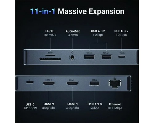 UGREEN REVODOK PRO CM681(15965) 11 IN 1 DOCKING STATION