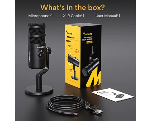 MAONO PD100U Dynamic USB Microphone 