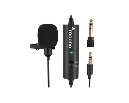 Maono AU-100R Clip-on Rechargeable Omnidirectional Lavalier Mic