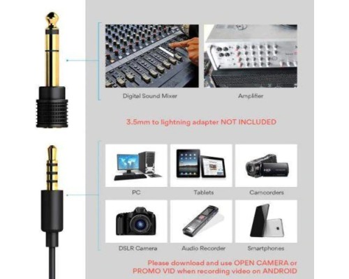 Maono AU-100R Clip-on Rechargeable Omnidirectional Lavalier Mic