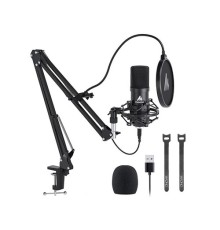 Maono AU A04 Professional Podcaster USB Microphone Boom Arm Bundle Plug & Play
