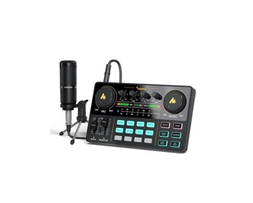 Maono AU-AM200 S1 MaonoCaster Lite Portable All-in-One Podcast Production Studio