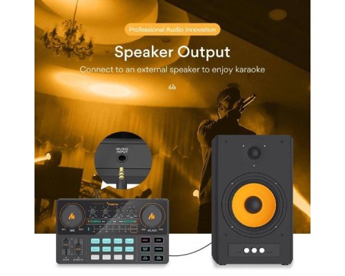 Maono AU-AM200 MaonoCaster Lite Portable All-in-One Podcast Production Studio