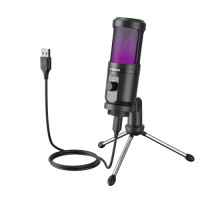 Maono AU-PM461TR RGB Podcast Condenser Microphone