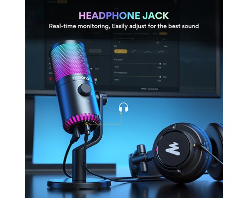 MAONO DM30 RGB USB Gaming Microphone