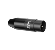 BOYA 35C-XLR Pro Mini-Jack to XLR Adapter with Power Converter