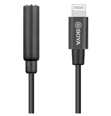 BOYA BY-K3 TRS to Male Lightning Adapter