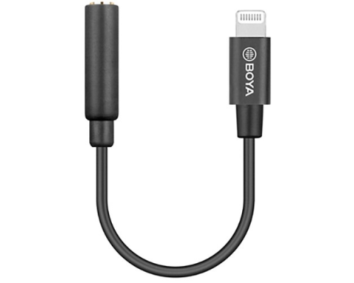 BOYA BY-K3 TRS to Male Lightning Adapter