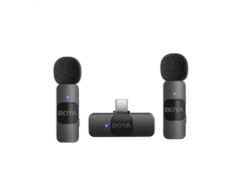 BOYA BY-V2 Ultracompact 2.4GHz Wireless Microphone System for iOS Device