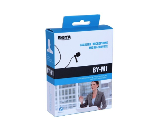 Boya BY-M1 Omnidirectional Lavalier Microphone (Original)