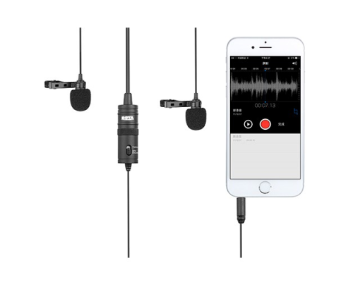 Boya BY-M1DM Dual Omni Directional Lavalier Microphone